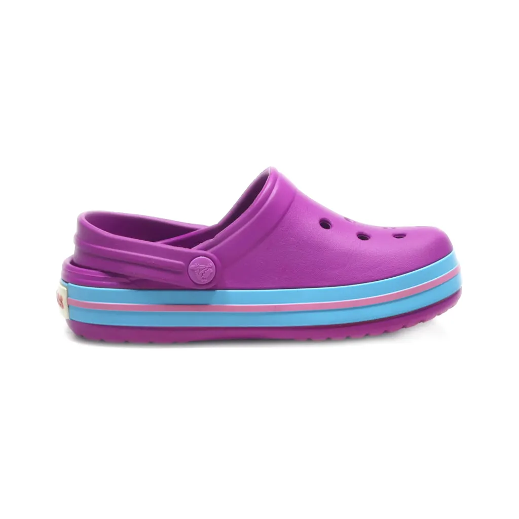 Crocs Crocband Clogs Rubber Purple Colour For Kids