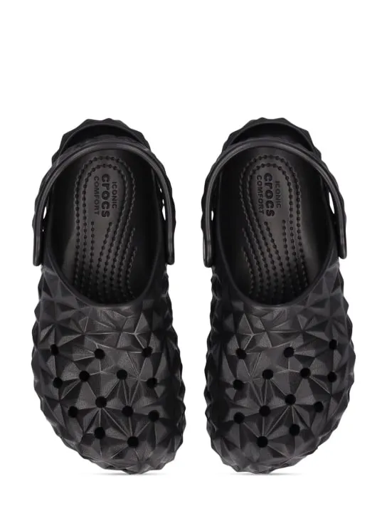 Crocs   Geometric rubber clogs 