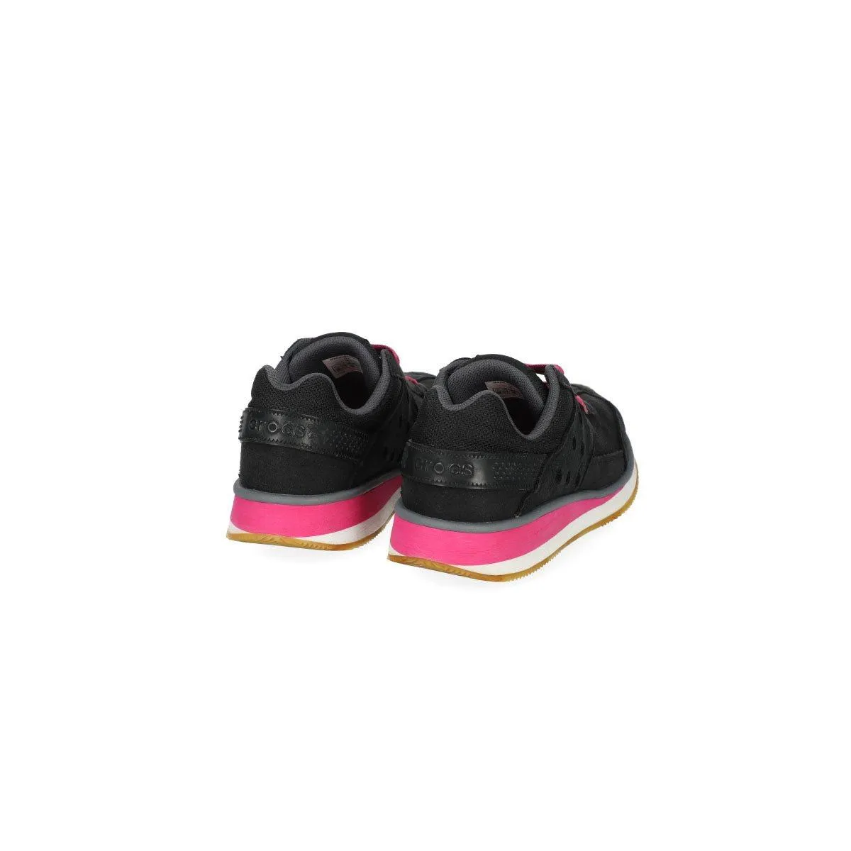 Crocs Retro Sneakers Fabric Black Colour For Kids