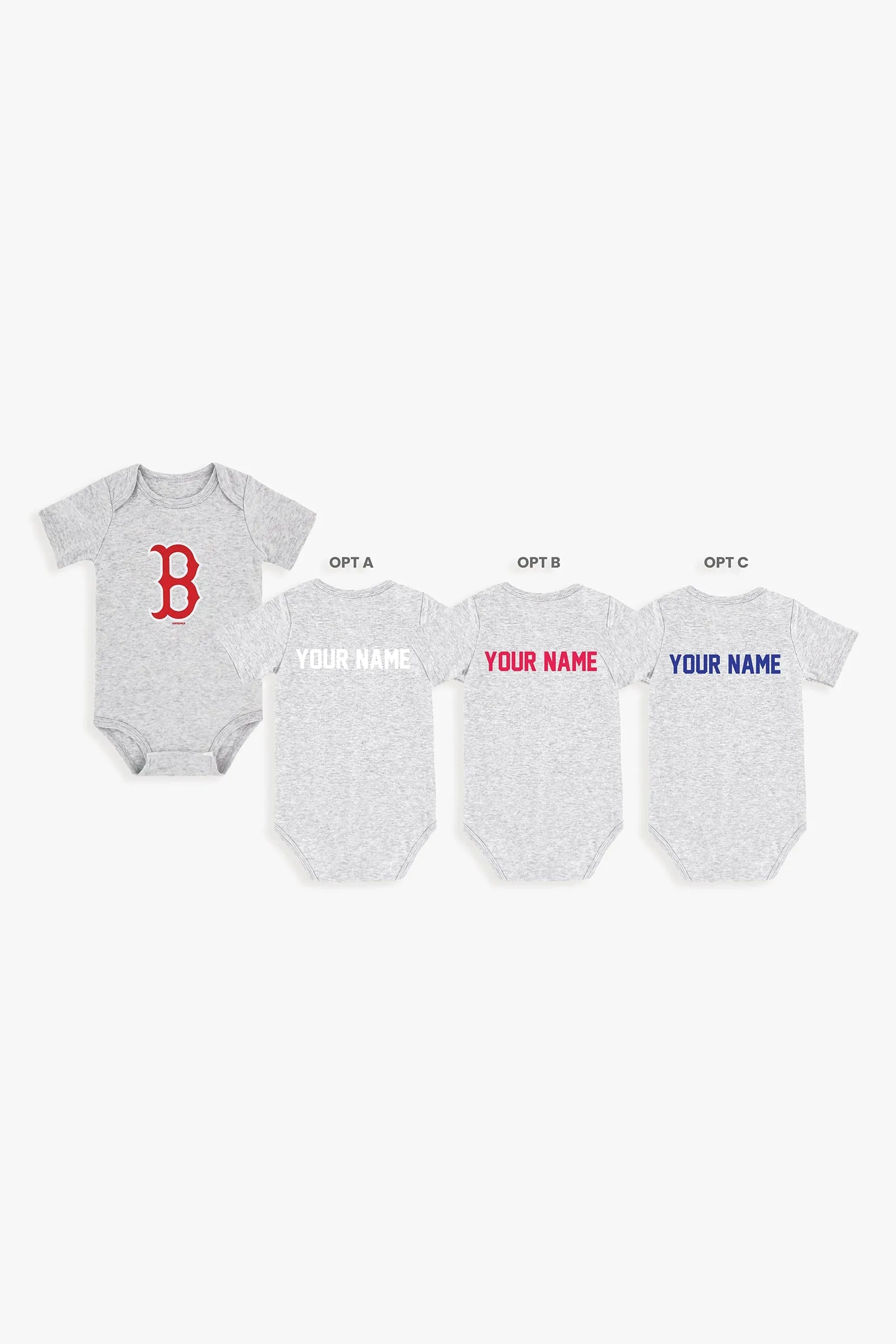 Customizable MLB Baby Onesie Bodysuit in Grey (9-12 Months)