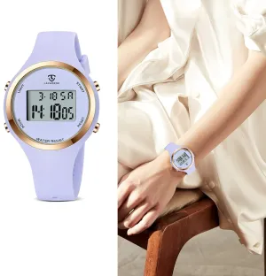 Digital Sport Watch - 3ATM Waterproof Wrist Watch with Alarm Clock