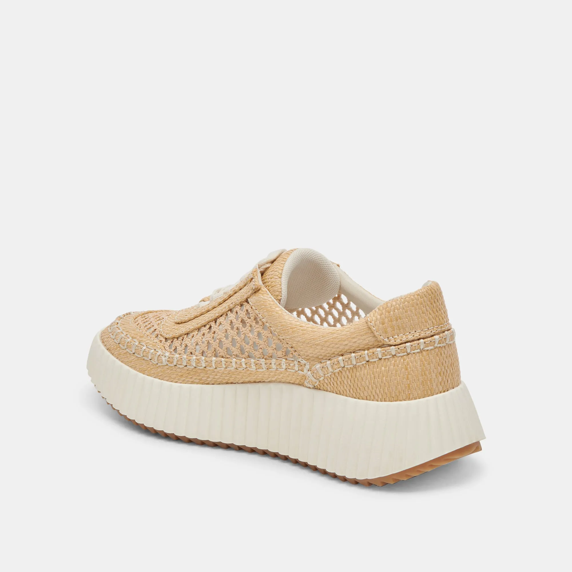 DOLEN SNEAKERS LT NATURAL RAFFIA