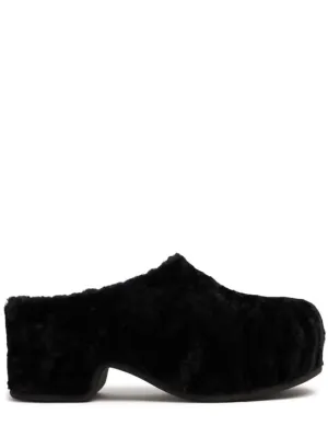 Dries Van Noten   Fur clogs 