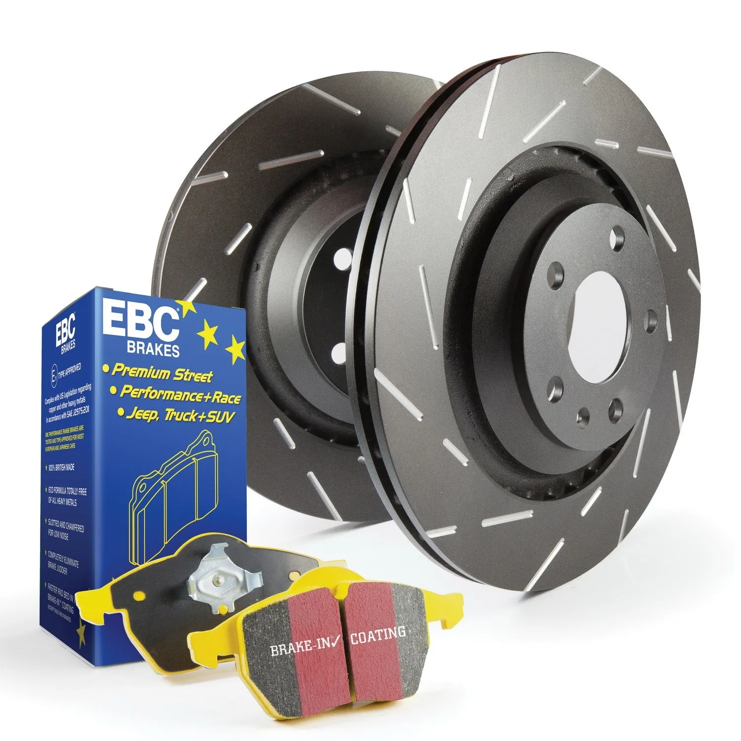 EBC Brakes S9KF1209 S9 Kits Yellowstuff and USR Rotors