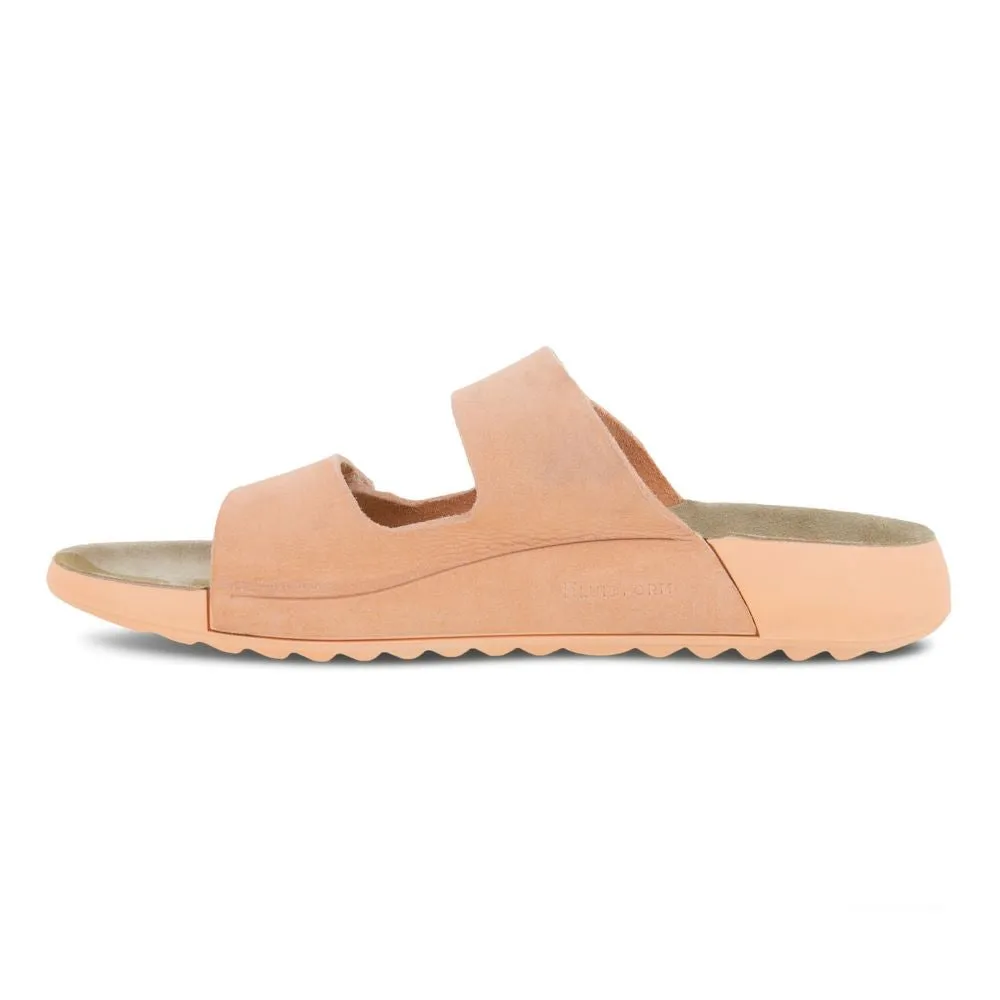 'Ecco' Women's 2nd Cozmo Two Band Slide - Dusty Peach