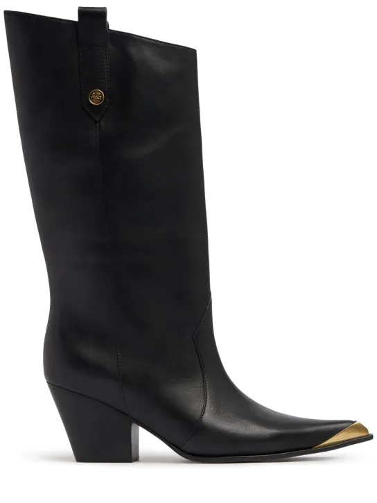 Etro   60mm Leather tall boots 