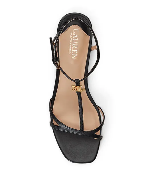 Fallon Nappa Leather Sandal Black