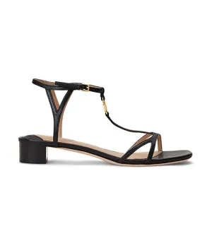 Fallon Nappa Leather Sandal Black