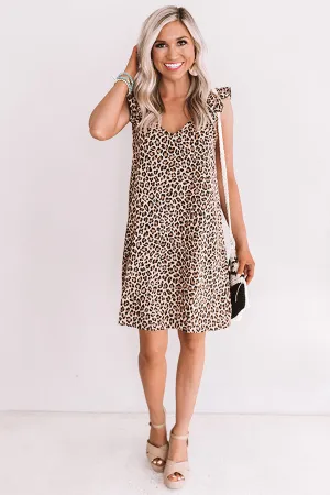 First And Outfit Goals Leopard Shift Dress