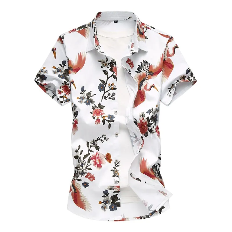 Floral Casual Men's Top