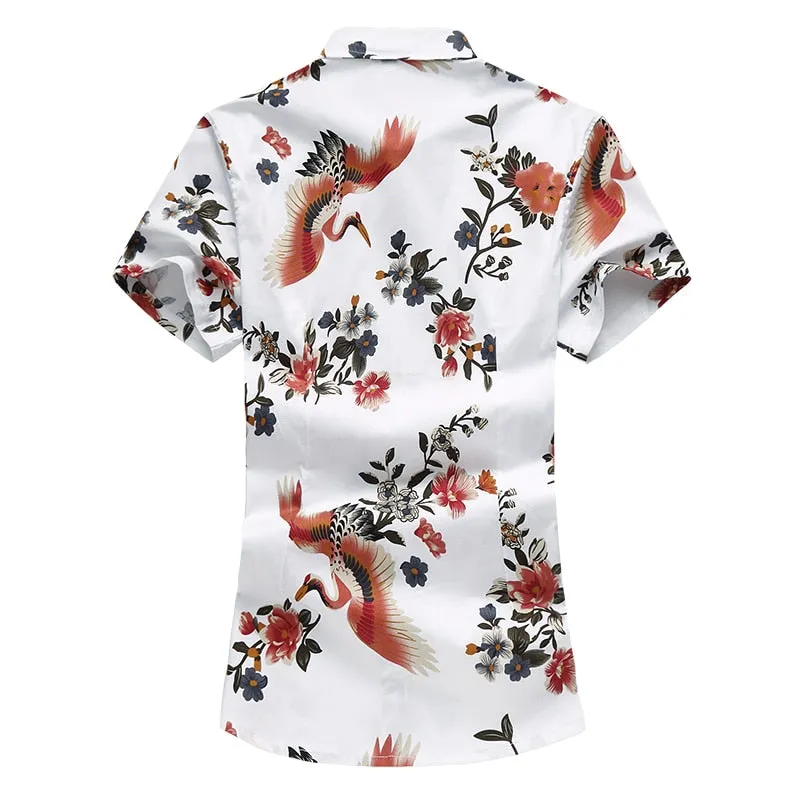 Floral Casual Men's Top