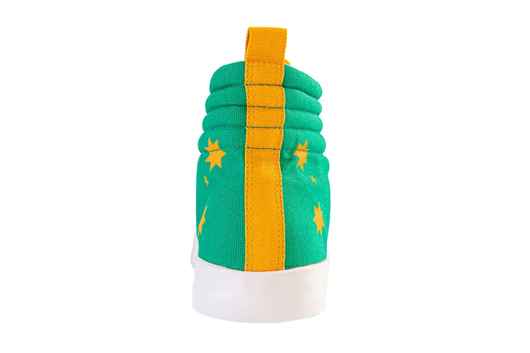 Freaky Fanatics Australia-Themed High-Top Sneakers