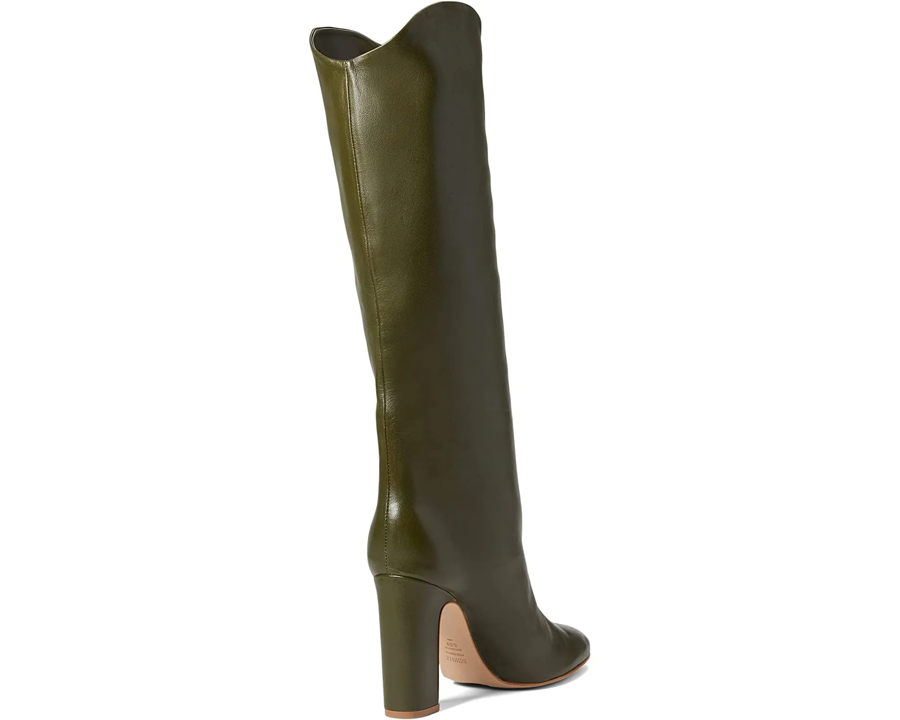 Gabrielle Knee High Boots - Military Green