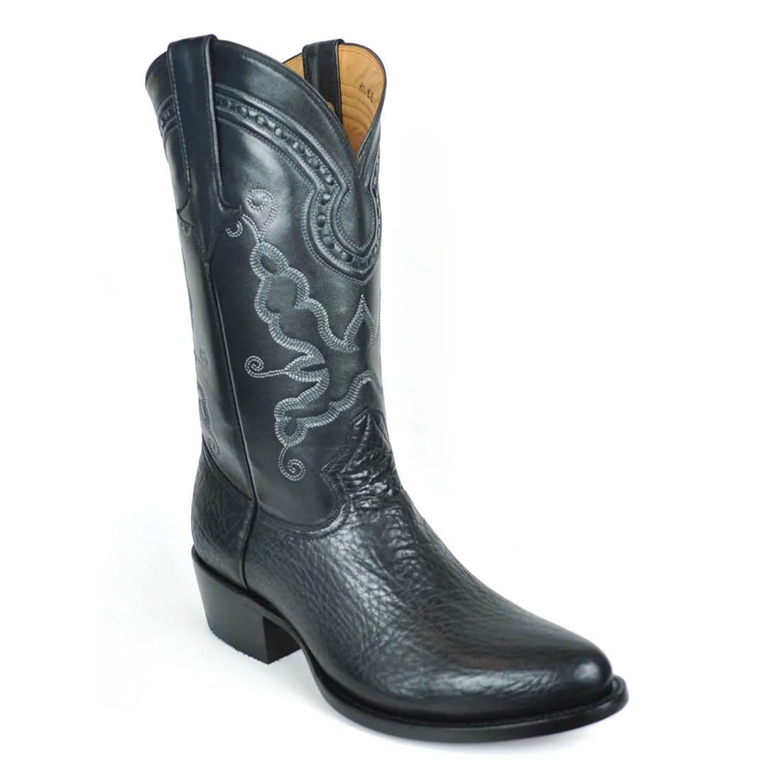 Gavel Men's Marcos Bullhide Classic Western Boots - Black