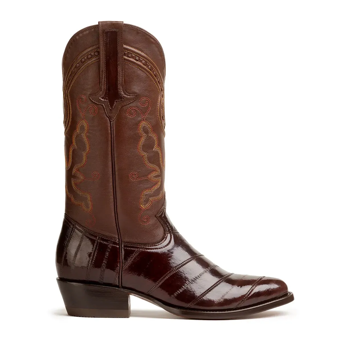 Gavel Men's Patricio Eel Skin Boots - Brown