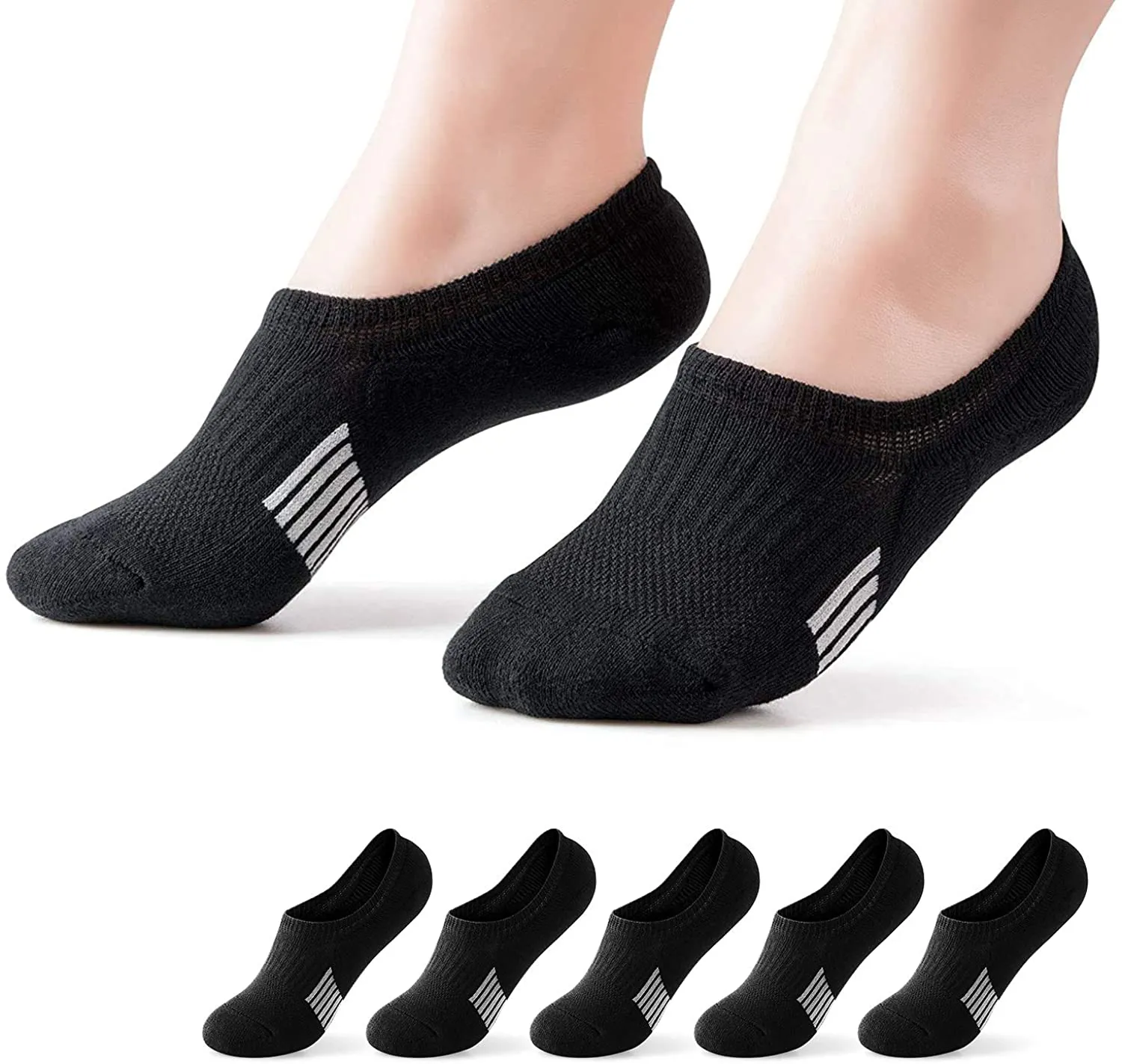 Gonii Womens No Show Socks Athletic Ankle Socks Cushioned Running Low Cut 5-8 Pairs