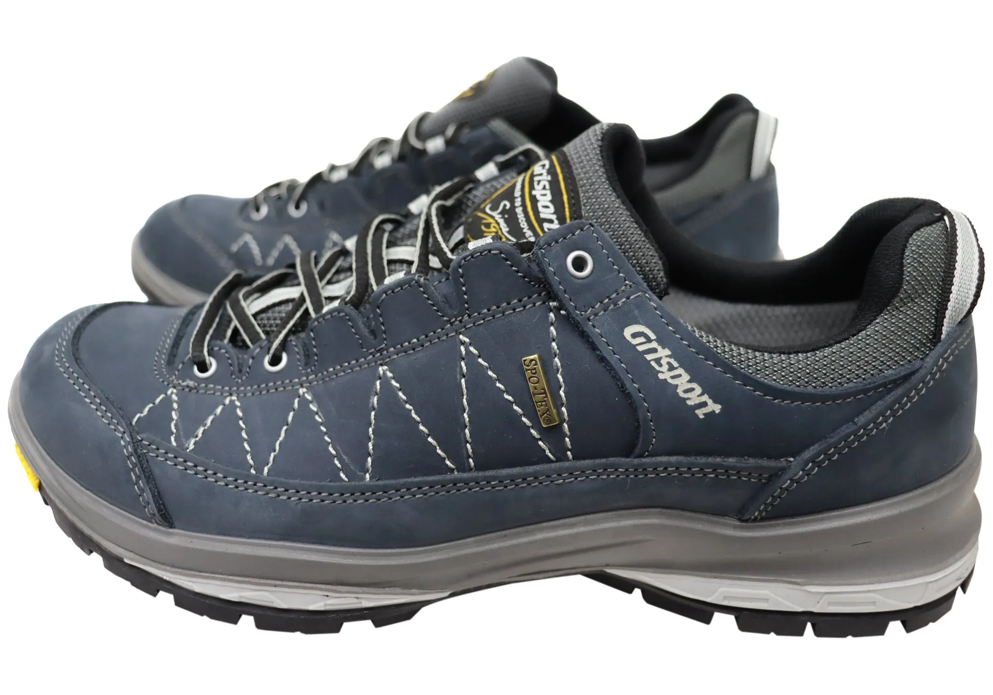 Grisport Mens Arcadia Low Hiking Waterproof Shoes Made In Italy