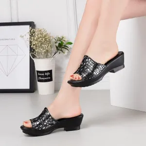 GT220 Women's Casual Shoes High Heels Shine Sandals