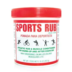 H&F Sports Rub/Pomada Para Deportista 16oz White