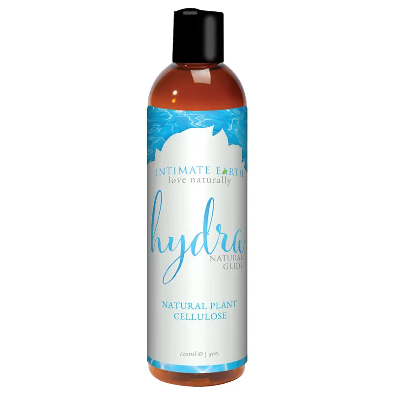 Intimate Earth Hydra Water Based Natural Glide with Plant Cellulose 4 oz.