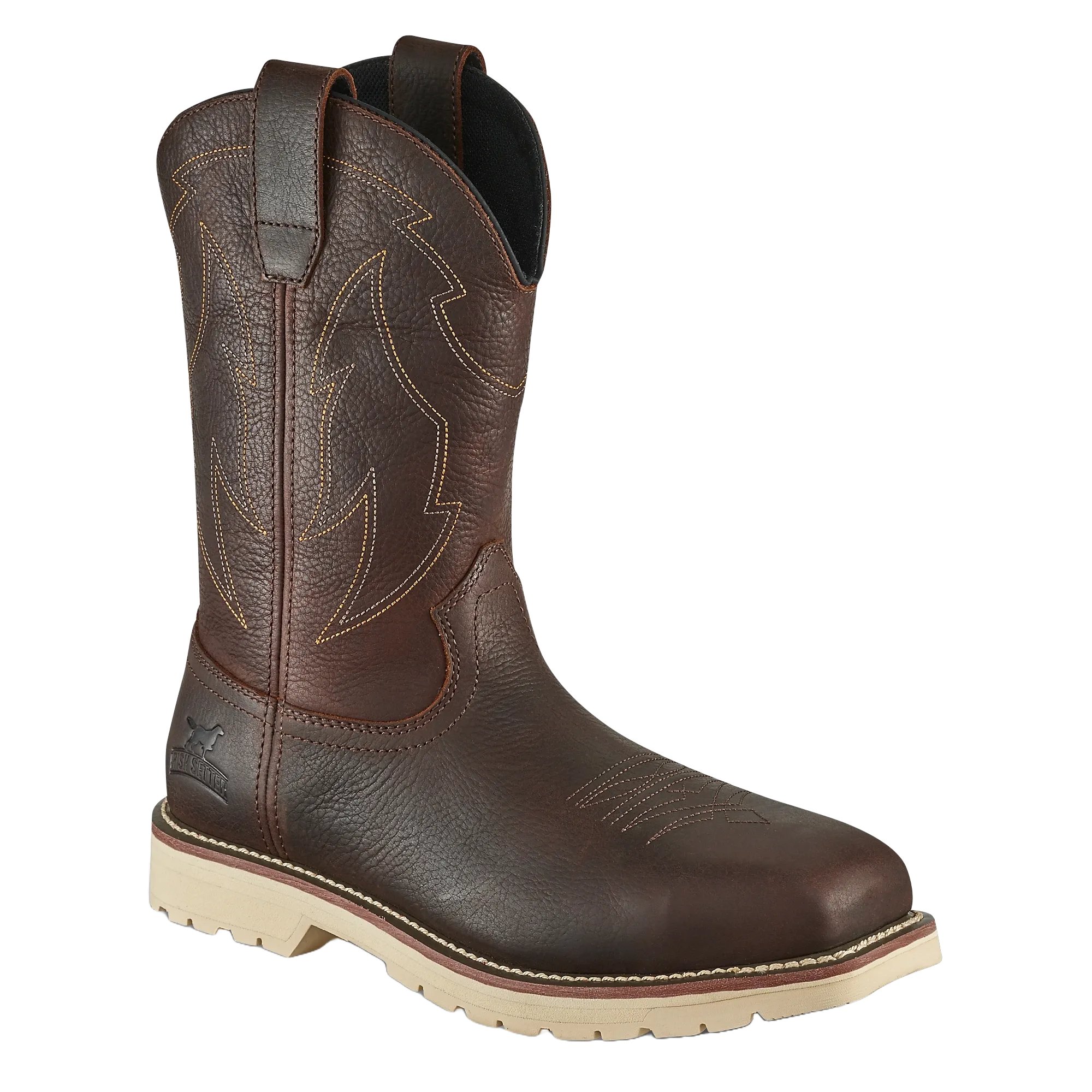 Irish Setter Red Wing Men's Kittson Brown Steel Toe Work Boots 83974