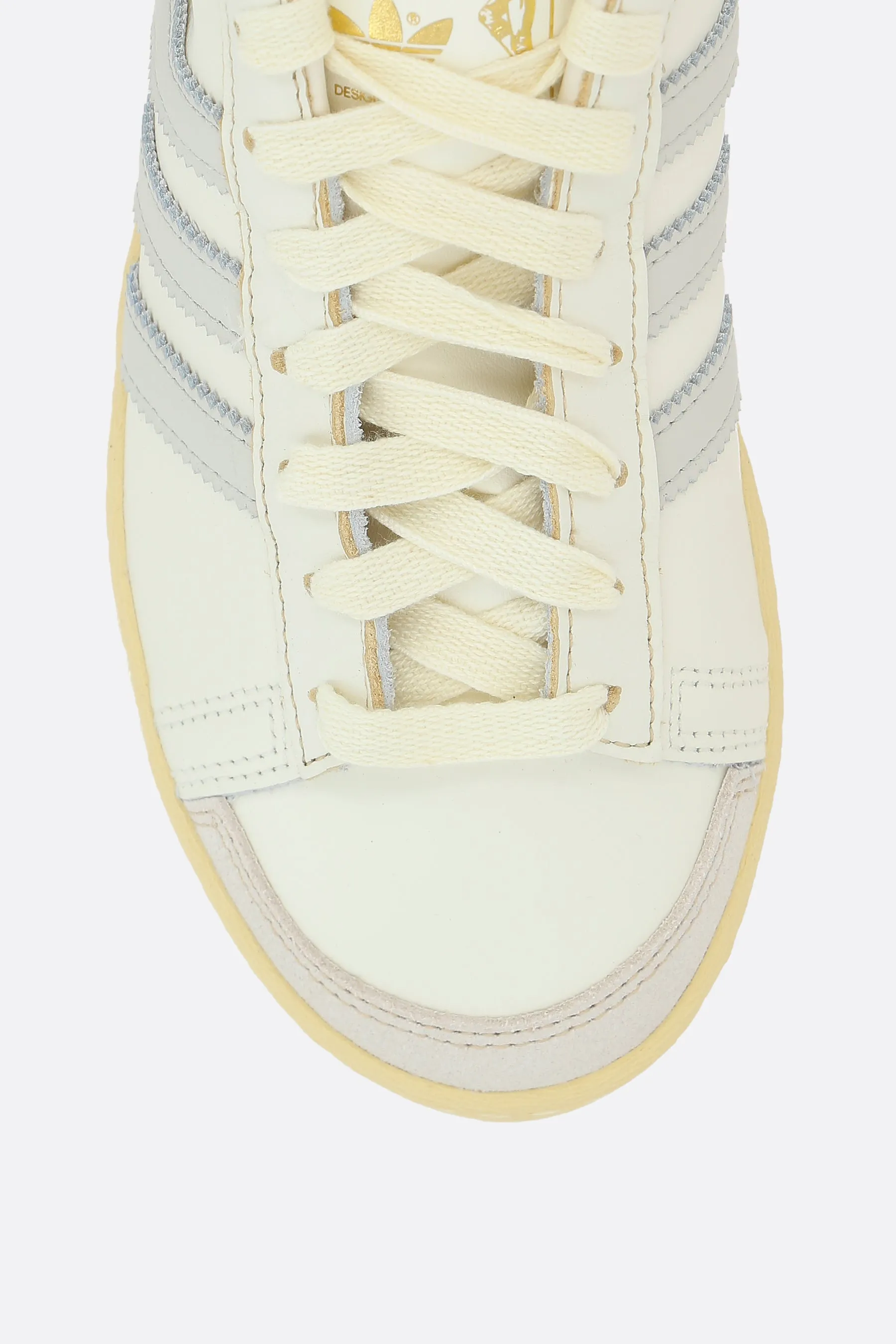 Jabbar HI smooth leather sneakers