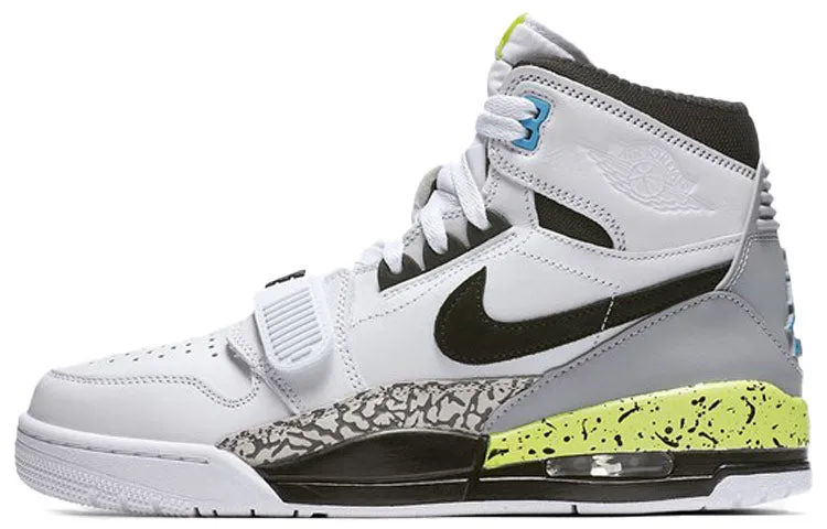 Jordan Legacy 312 Vintage Basketball Unisex Sneakers, White/Grey/Black