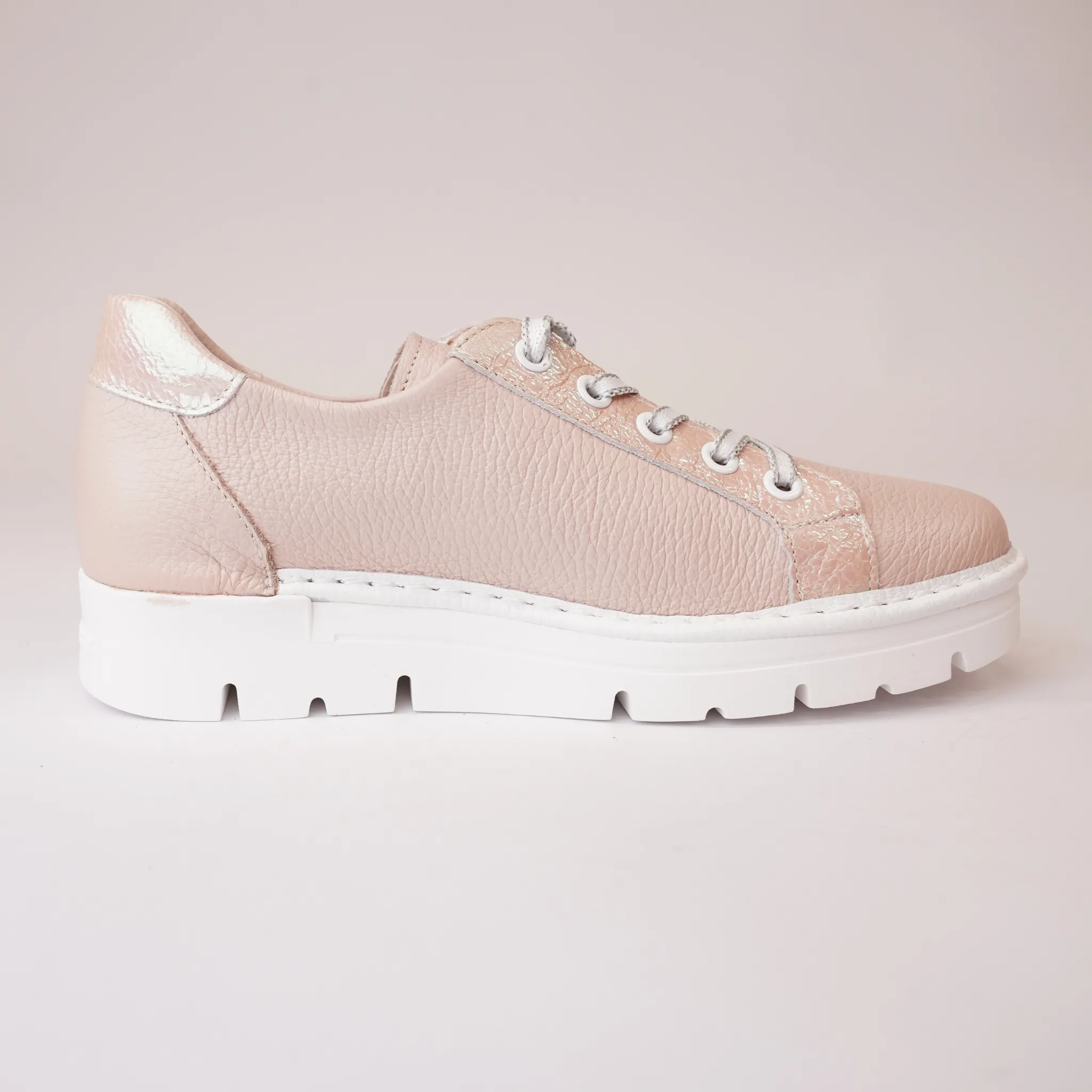 JS-2001 Rosa Leather Sneakers