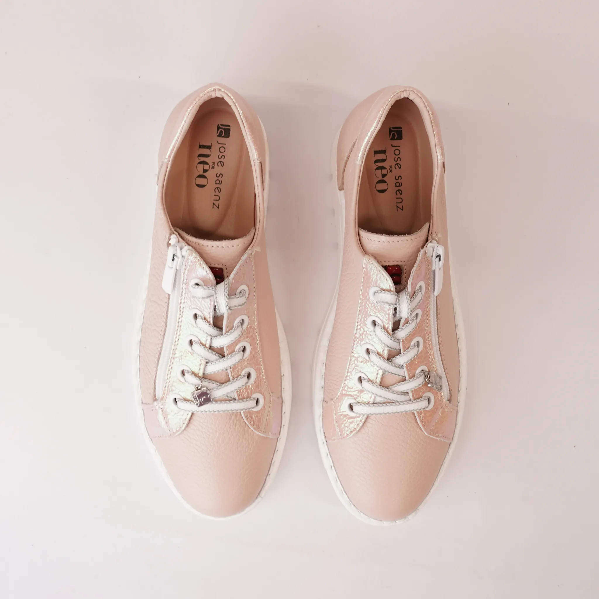 JS-2001 Rosa Leather Sneakers