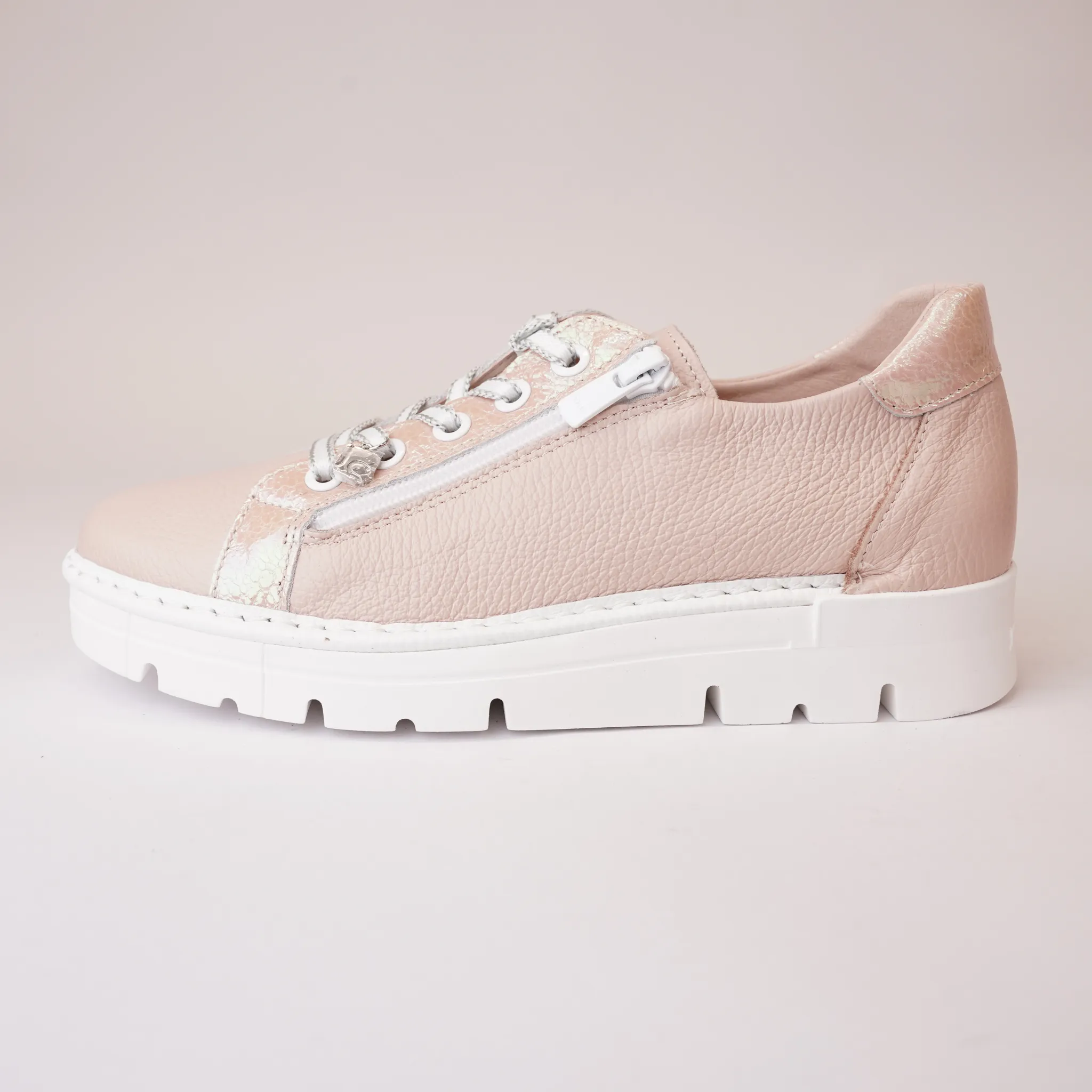 JS-2001 Rosa Leather Sneakers