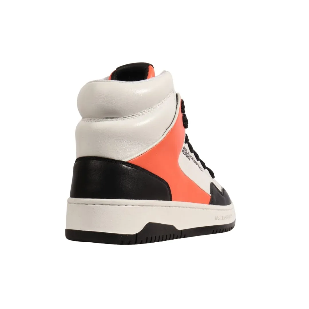 KARL LAGERFELD - High Top Leather Sneakers