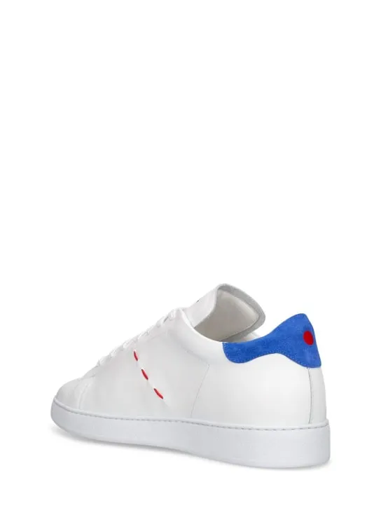 Kiton   Leather low top sneakers 