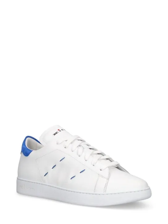 Kiton   Leather low top sneakers 