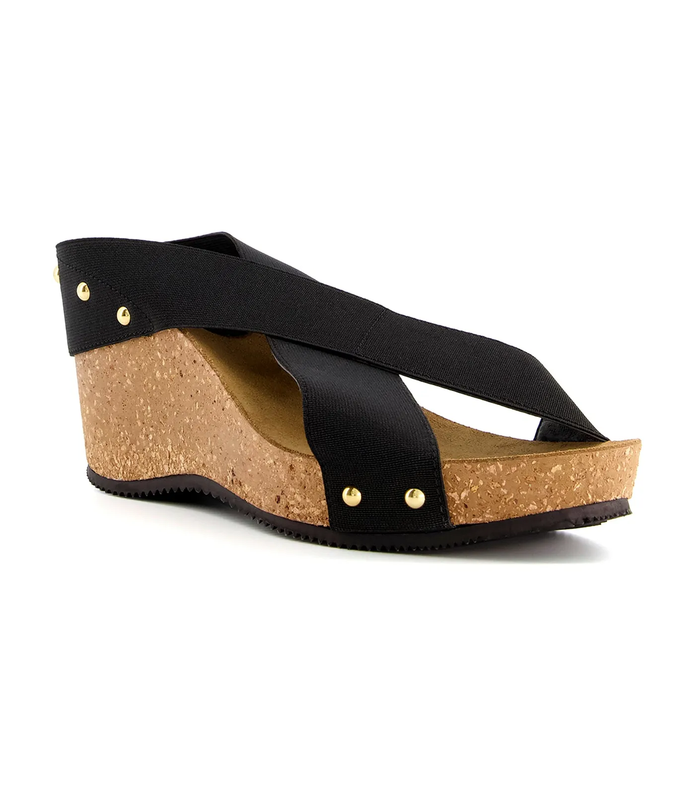 Korch Di Wedge Sandals Black