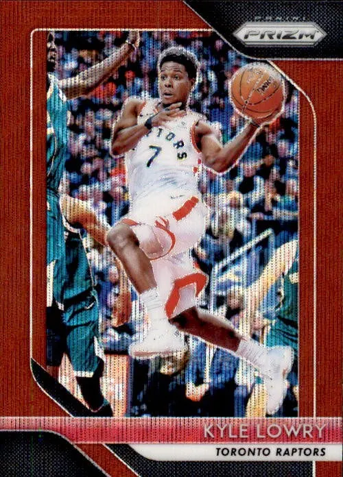 Kyle Lowry, Red Prizm, 2018-19 Panini Prizm Basketball NBA