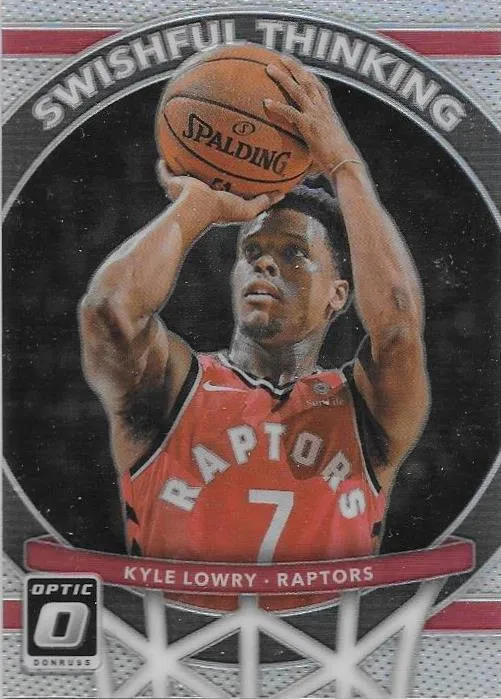 Kyle Lowry, Swishful Thinking Refractor, 2017-18 Panini Donruss Optic Basketball NBA