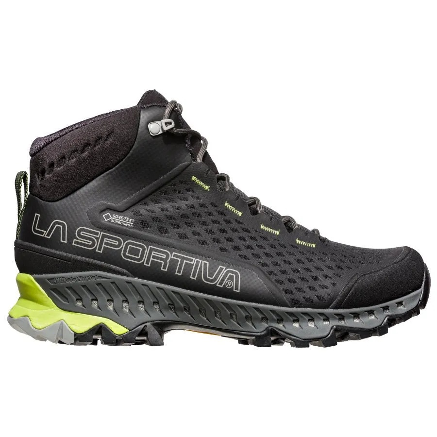 La Sportiva Stream GTX Mens Hiking Boot - Carbon/Apple Green