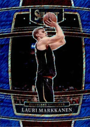 Lauri Markkanen, Concourse Shimmer Prizm, 2021-22 Panini Select Basketball NBA