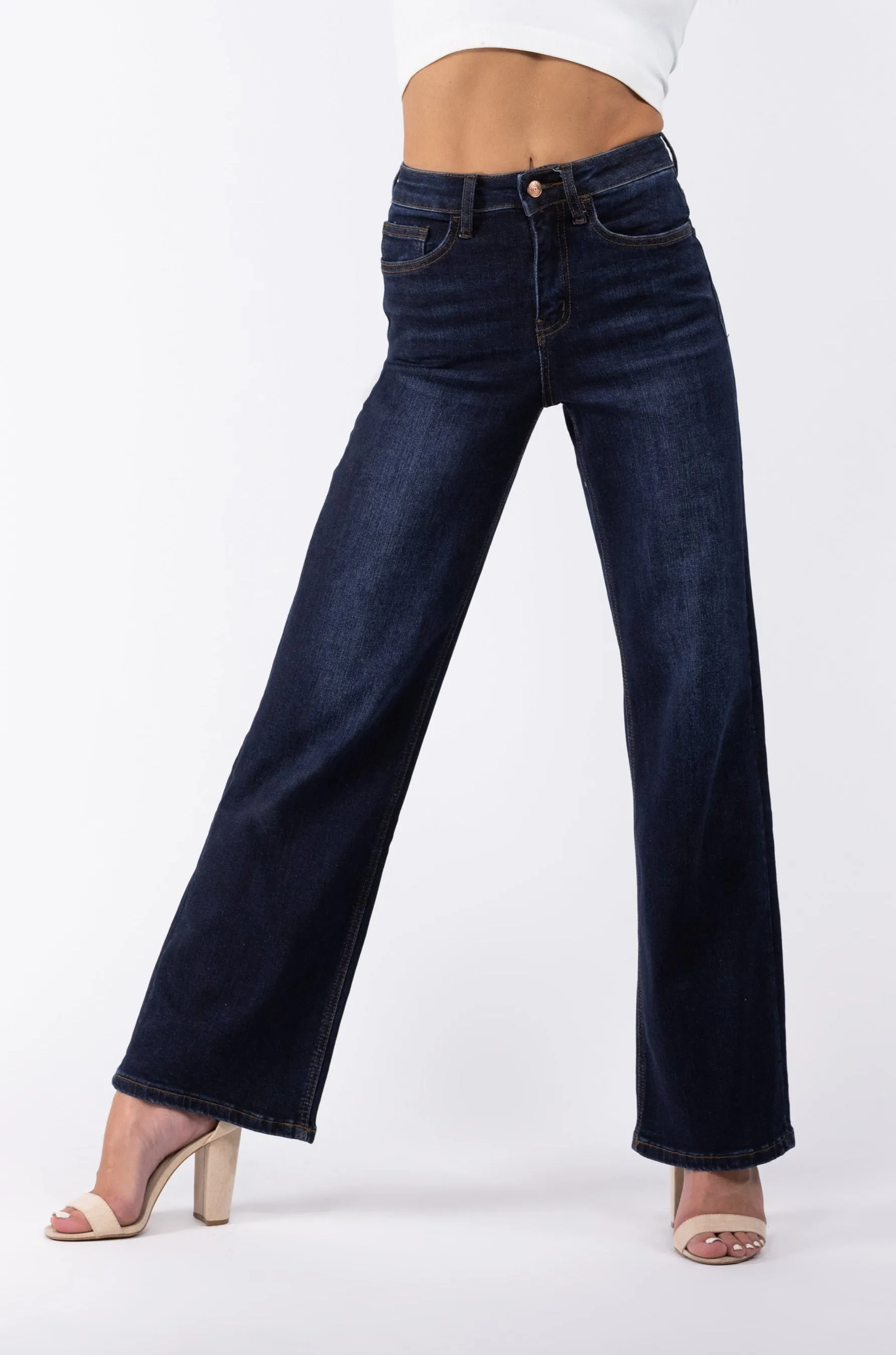 Lovervet Throwback Thursday High-Rise Wide Leg Denim