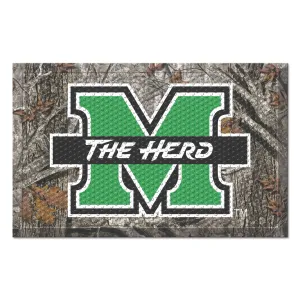 Marshall Thundering Herd Rubber Scraper Door Mat Camo