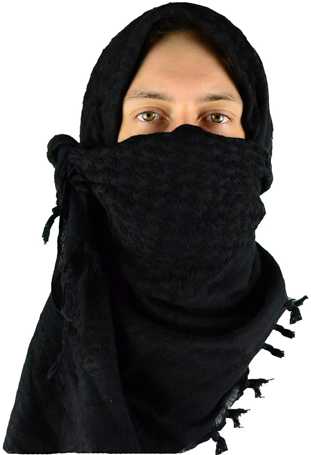 Mato & Hash Military Shemagh Tactical 100% Cotton Scarf Head Wrap