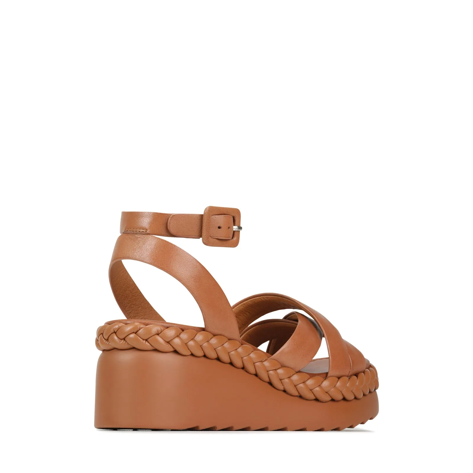 MELANA WEDGE SANDAL LEATHER