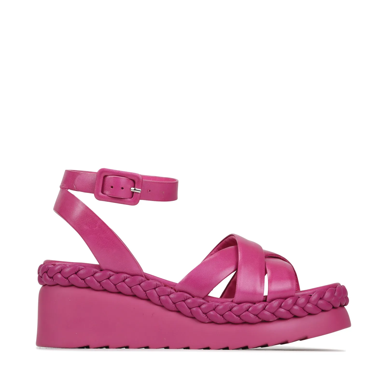 MELANA WEDGE SANDAL LEATHER