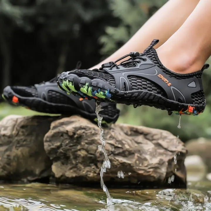 Men's Barefoot Shoes Outdoor Hiking Slip Resistant Soft Mesh Water Wading Shoes