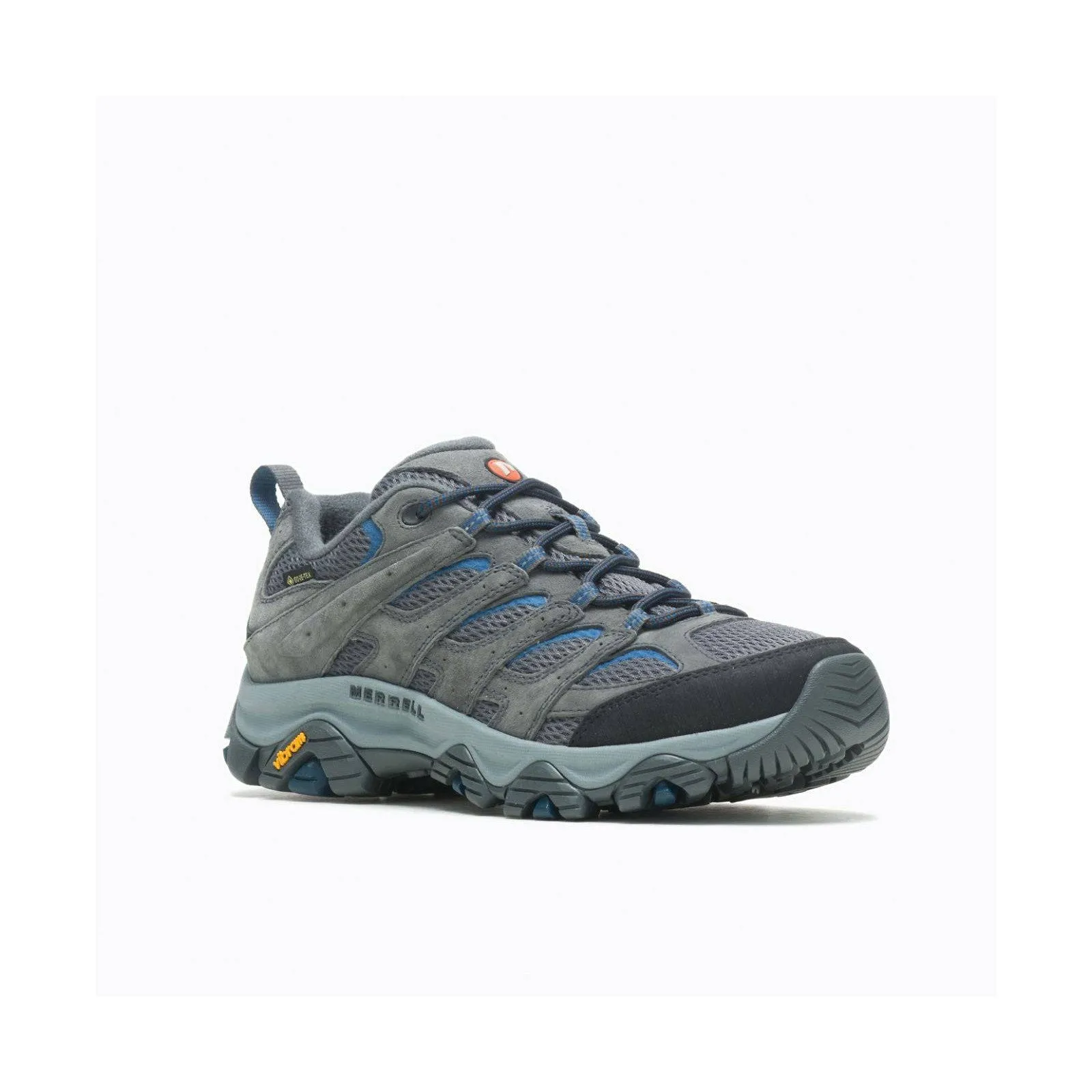 Merrell Moab 3 Gore-tex Mens Granite & Poseidon Leather & Textile Waterproof Lace Up Shoes