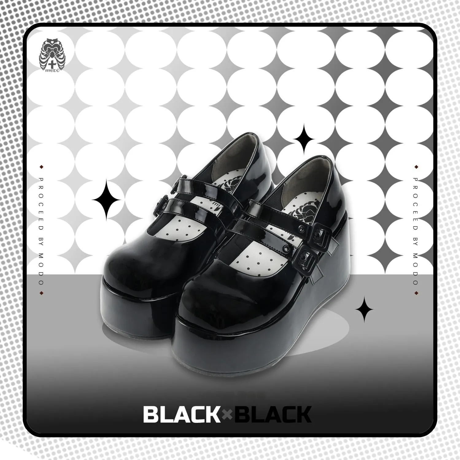 MODO~Sweet Lolita Platform Shoes Multiple Colors Elevated Shoes