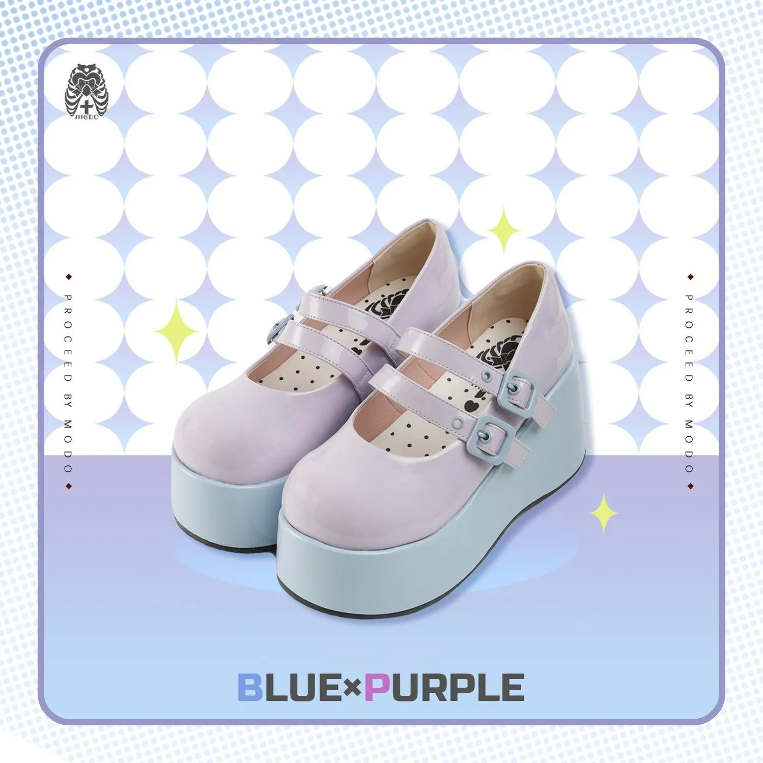 MODO~Sweet Lolita Platform Shoes Multiple Colors Elevated Shoes