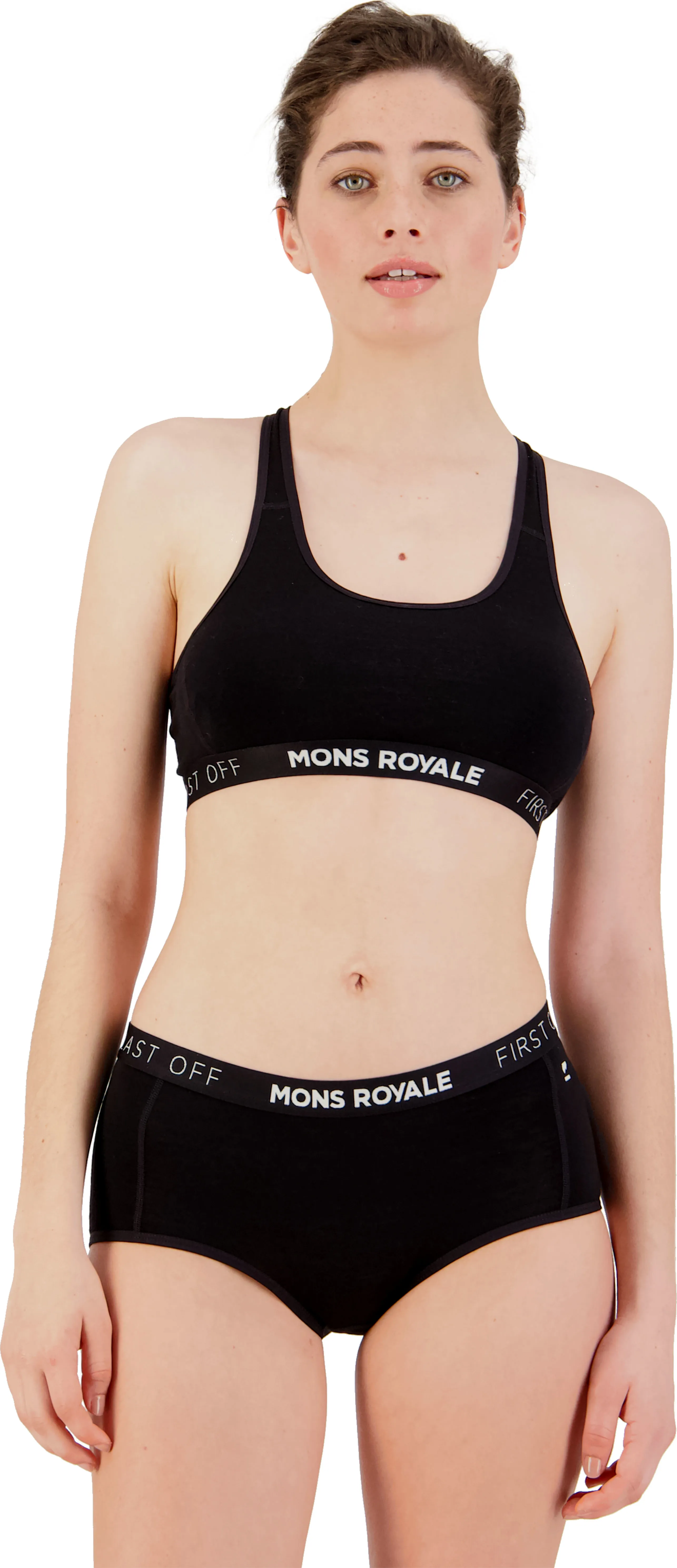 Mons Royale Women&#x27;s Sierra Sports Bra Black | Buy Mons Royale Women&#x27;s Sierra Sports Bra Black here | Outnorth