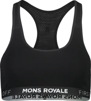 Mons Royale Women&#x27;s Sierra Sports Bra Black | Buy Mons Royale Women&#x27;s Sierra Sports Bra Black here | Outnorth