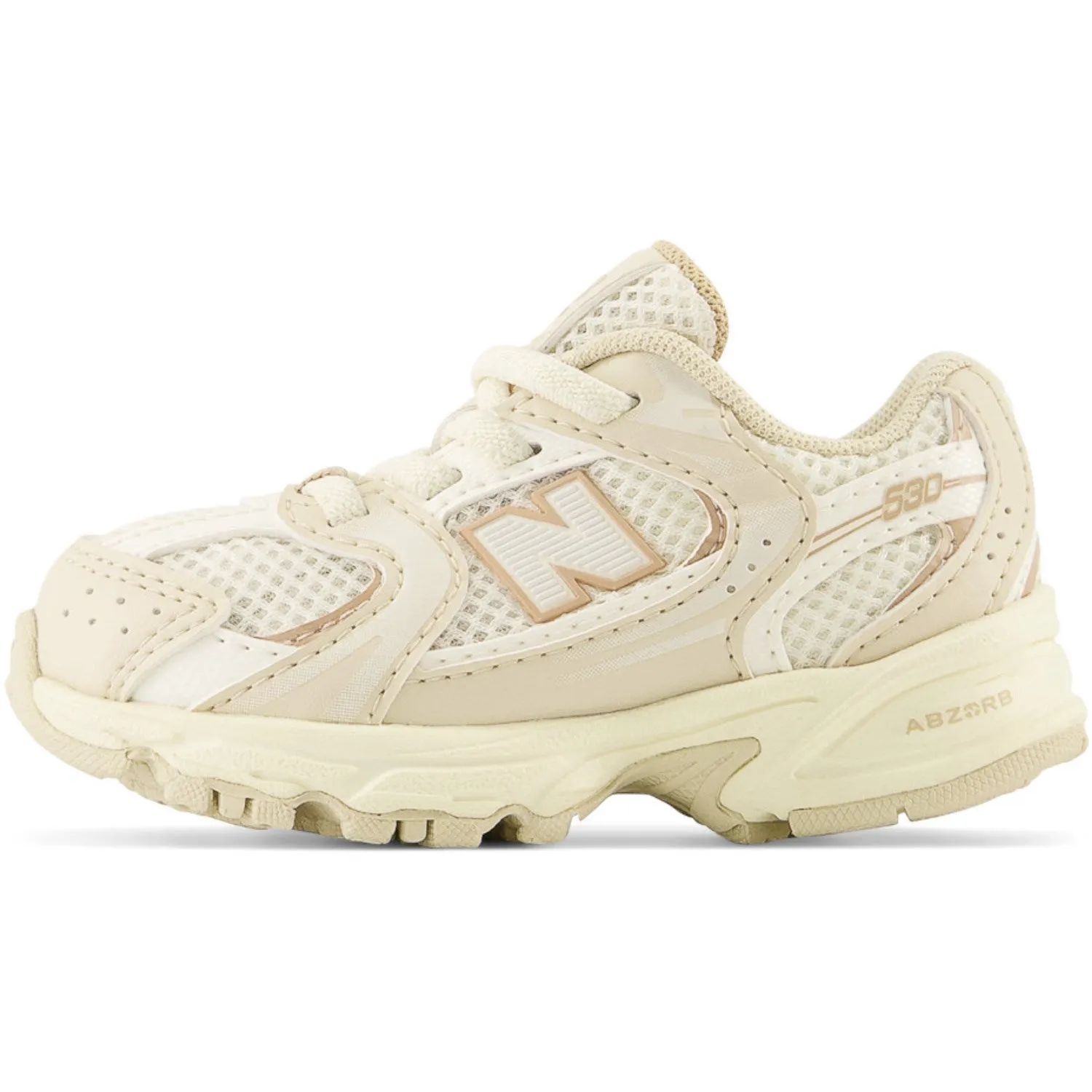 New Balance Beige New Balance 530 Kids Bungee Lace